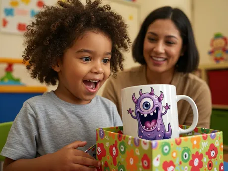 Regalo mágico para la sonrisa de un niño.